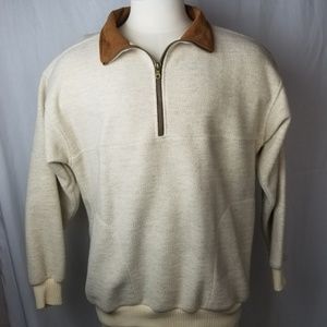 Sunrise Half Zip Pullover Jacket Men's Off-White B